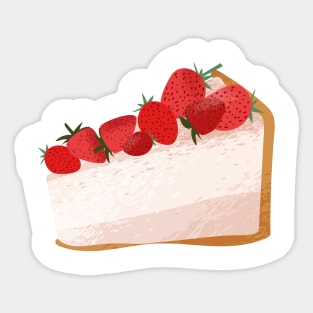 Strawberry cake Sticker